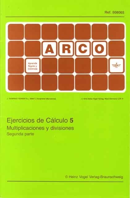 ARCO - Ejercicios de Cálculo 5
