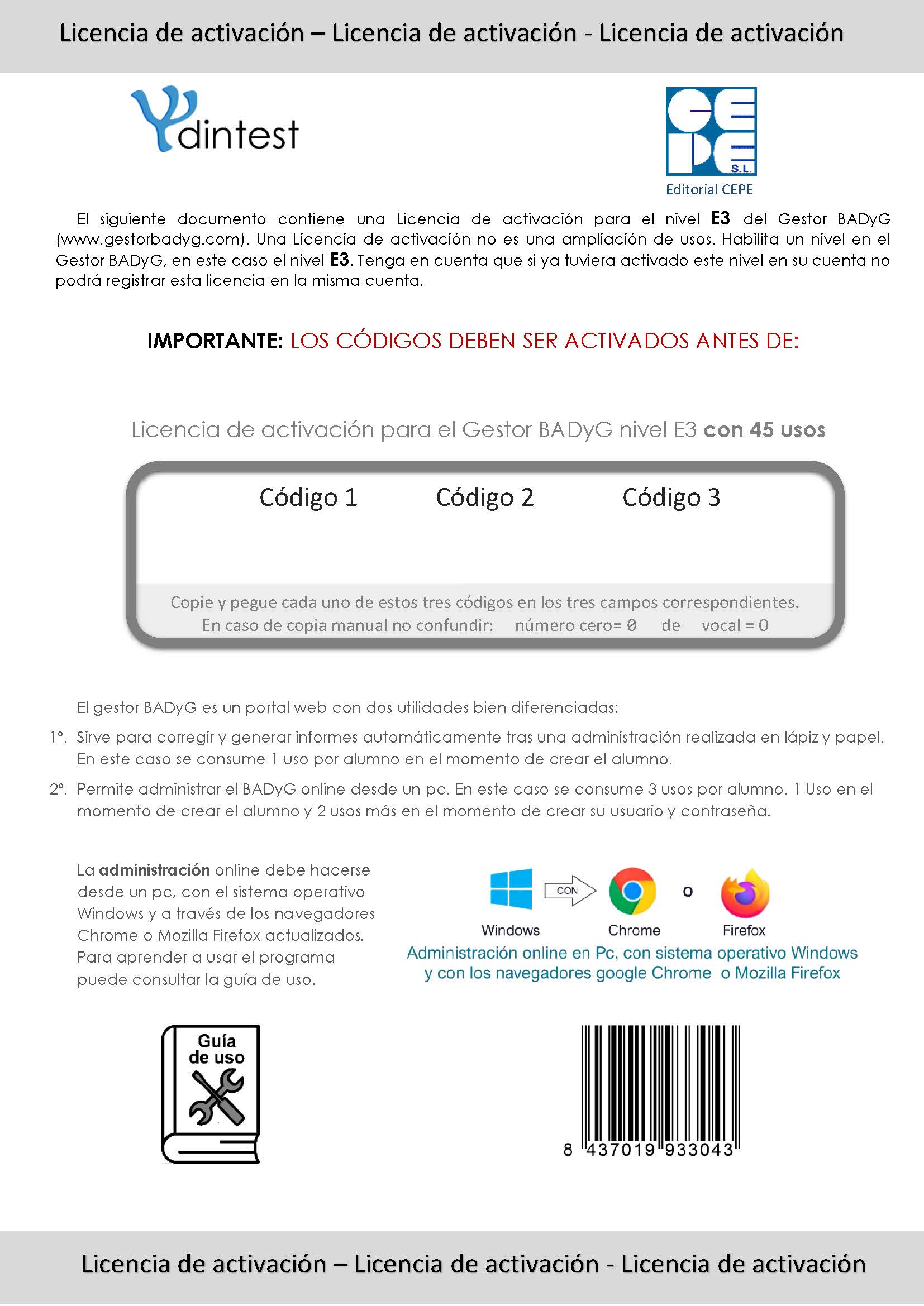 Editorial CEPE | La comunidad de Murcia selecciona el test de inteligencia BADyG para detección de NEE